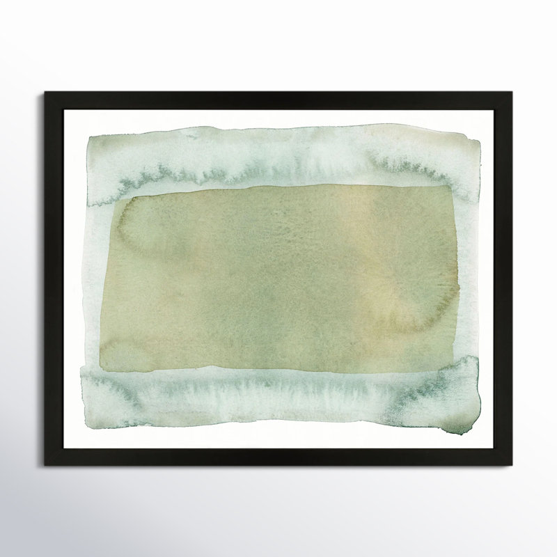 Green On Green Print by Jacques Pilon, Black, 40" H x 50" W