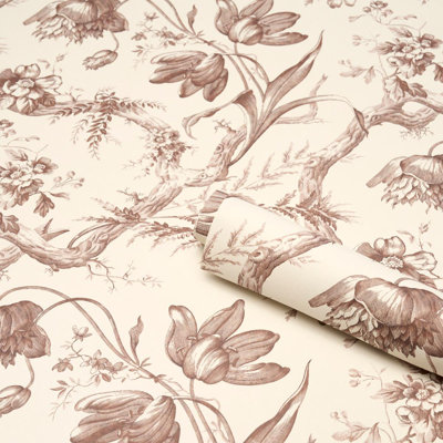 Toile De Fleurs Wallpaper