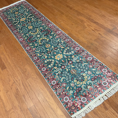 Chemin de table en soie Kashmiri