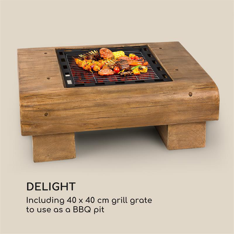 Square Stone Smokeless Fire Pit
