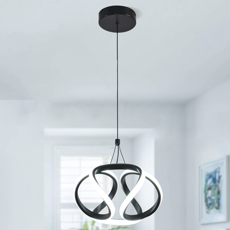Luminaire suspendu linéaire unique à 1 lumière DEL