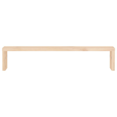 vidaXL Monitor Stand 19.7x10.6x3.9" Solid Wood Pine
