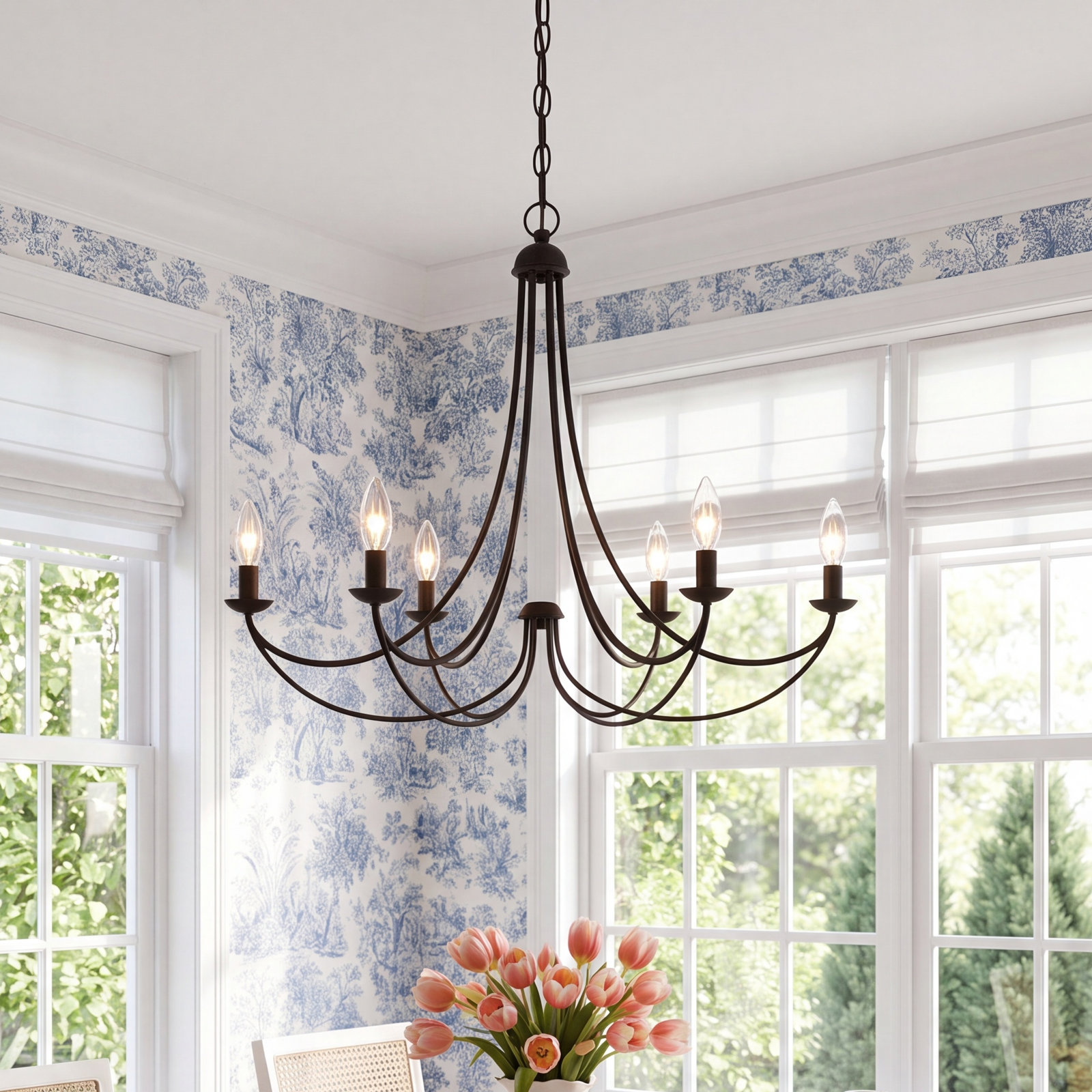 Chandelier, 6 Light