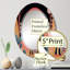 Ginesta - Miroir mural moderne ovale-934969313