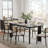 33.5"W×30"H Wood Dining Table Kitchen Table with 4 Legs-39408986-39408985