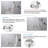 8-Inch Dual Square Shower Head Combo, Rain Shower Head, Handheld Shower Wand With 71-Inch Extra Long Hose, 3-Way Diverter-119450594