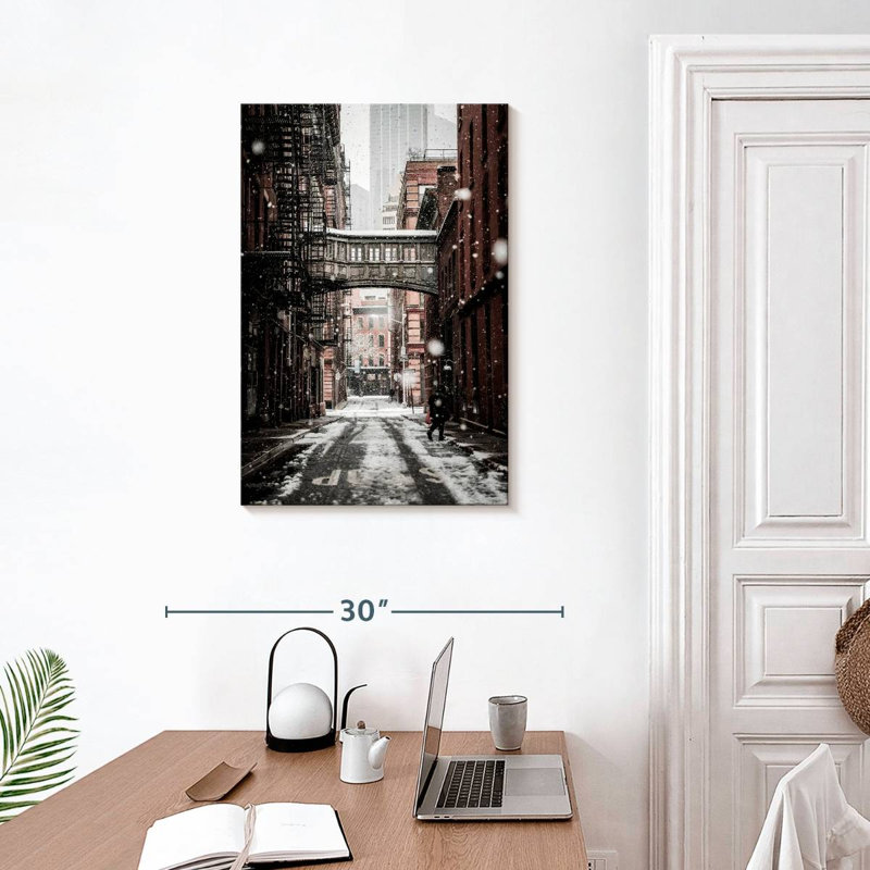 Sirci Winter à New York Sireci, H 30 po x l 20 po