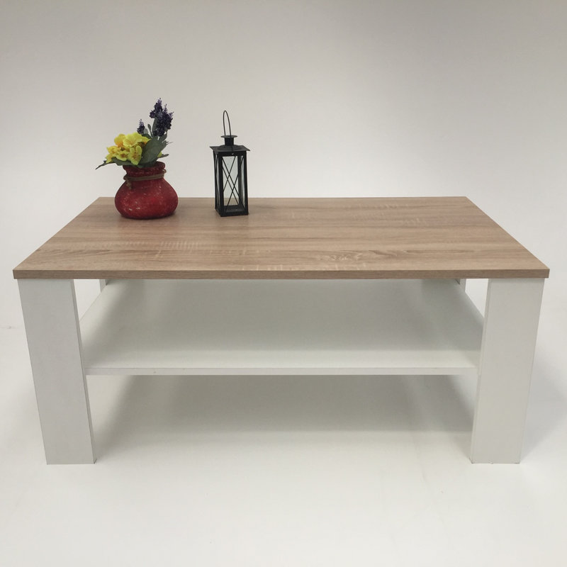 Euramo Four Leg Coffee Table, Sonoma Oak