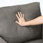 Causeuse Modern Modern - brun-gris avec assise moelleuse