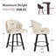 Tabouret pivotant à hauteur de comptoir Elyana-1733665278