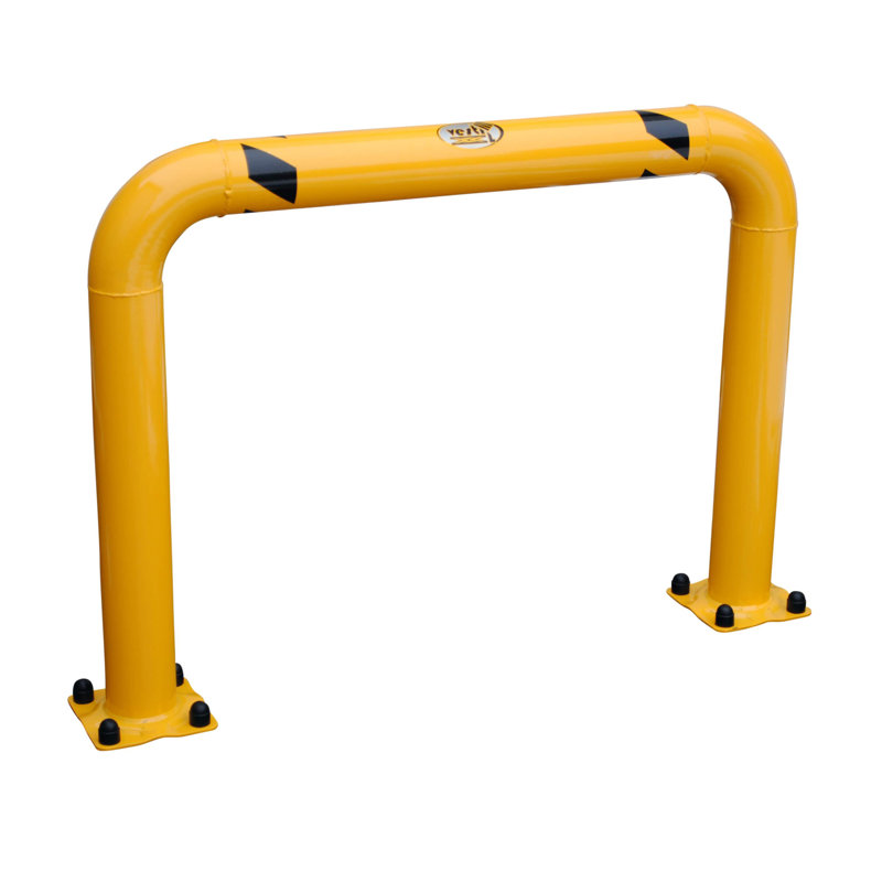 High Profile Rack Guard, Yellow, 36.56" H x 52.13" W x 8" D