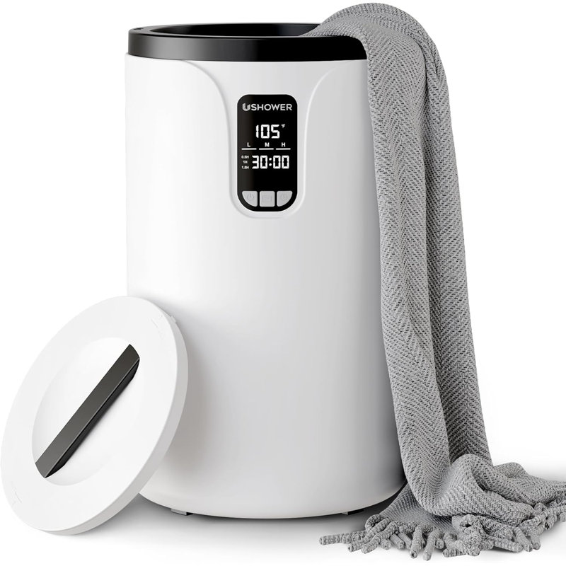 20L Large Towel Warmer with 24H Timer, Adjustable Temperature, LED Display, Auto Shut Off, Even Heating for Oversized Towels, Bathrobes, Blankets, and Pajamas - Ideal for Bathroom and Spa Use