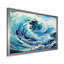 Blue Wave Ocean Storm - art mural océan-97043930-97043931