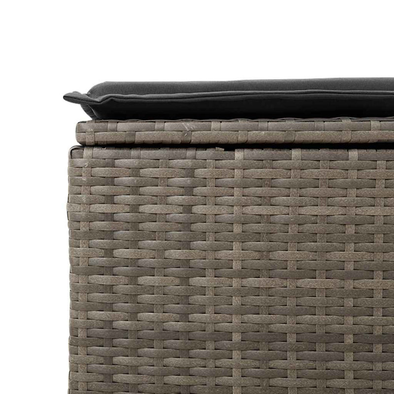  Ensemble de canapé de jardin gris