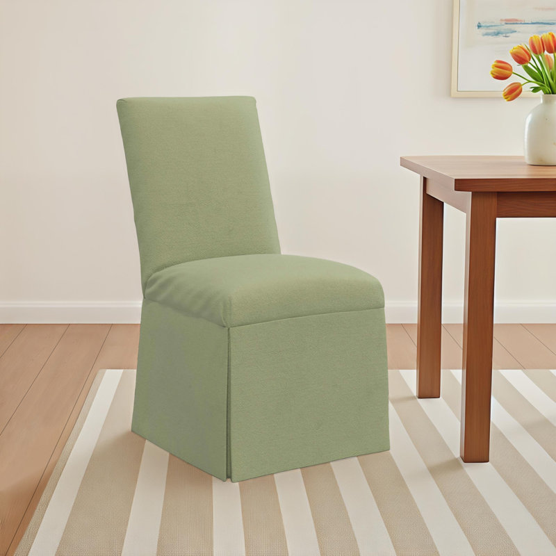 Ivanka 20'' H Upholstered Parsons Chair, Classic Spring Velvet