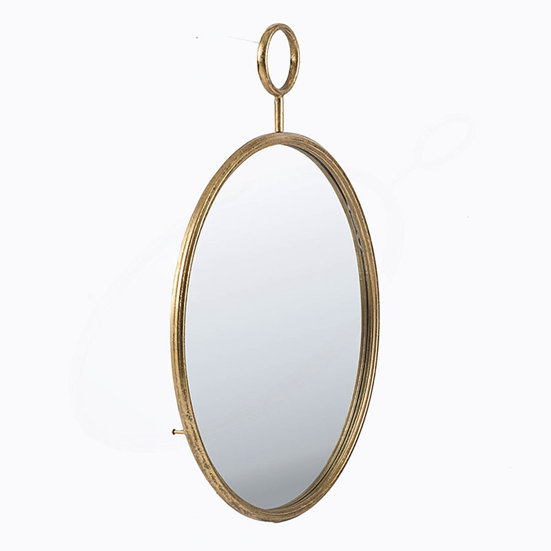 Miroir rond en fer