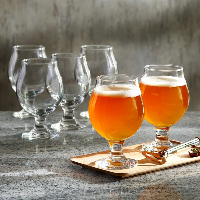 True Beer Tulip Glasses Craft Beer Cups Set Dishwasher Safe