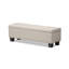 Banc de rangement rembourré Mariana