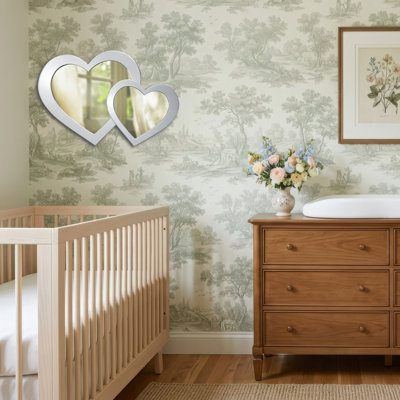 Eternity Double Heart Mirror, 24 Inches