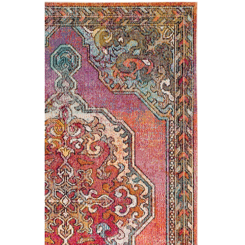 Jara Crystal Performance Oriental Rug, Rectangle 6'7" x 9'2"