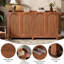 Armoire de rangement 57 po Buffet 57 po
