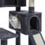 Tour à chat 60,62 pouces à plusieurs niveaux pour chats d'intérieur avec poteau à griffes recouvert de sisal, condo pour chat confortable, perchoir supérieur rembourré pour chats d'intérieur-677276918