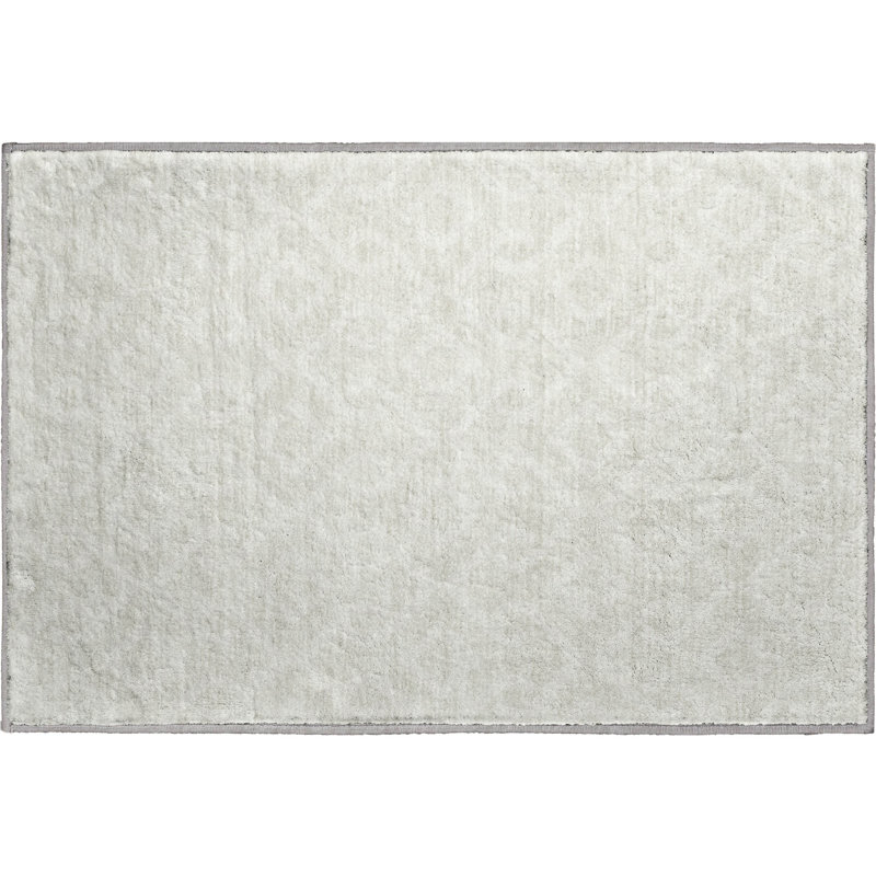 Tapis ivoire Cerrito lavable à la machine de qualité supérieure, Rectangle 1 pi 8 po x 2 pi 6 po