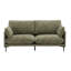 Avec 2 coussins, coussin compressé, siège en mousse, siège et dossier amovibles, structure en bois, accoudoirs Kd, pattes arrière, housses amovibles, coussins, capacité de 6 440 lb en métal, housse de coussin d'une largeur de 70,1 po