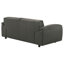 Causeuse rembourrée en graphite Hudson-133411333