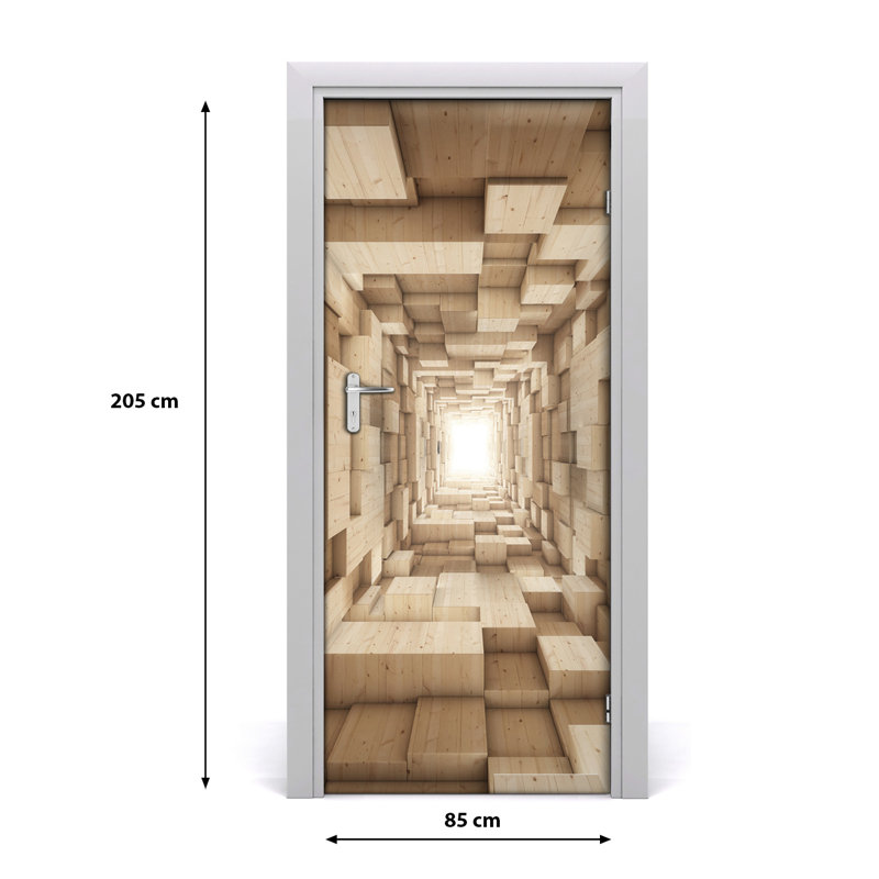 Abstract Wall Door Decal