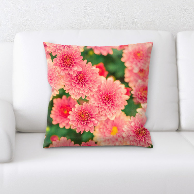 Coussin décoratif fleurs