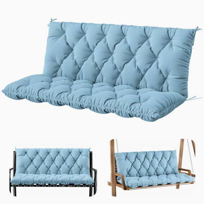 Wynee Porch Swing Cushion and Outdoor Bench Cushion, Only Cushion