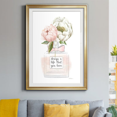 Floral Fragrance II - Reproduction d'art graphique sur papier encadré