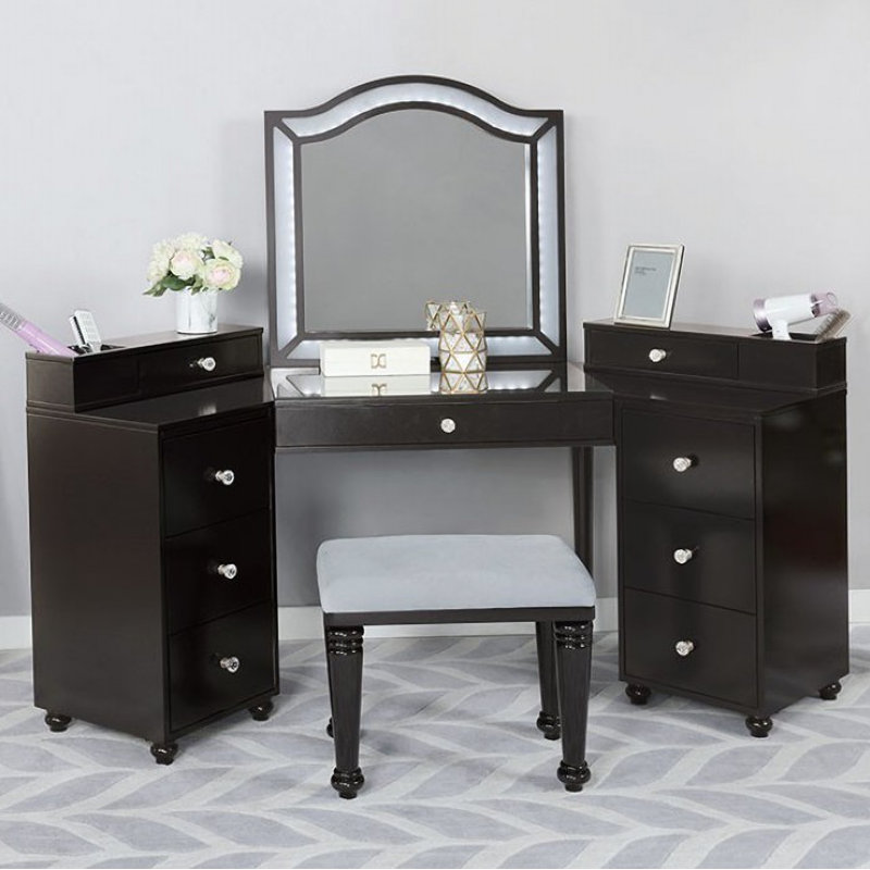 Harr Vanity, Obsidian Gray