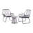 MILAN 3PC CHAT SET