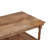 Elegant Tan 24x42x18 Inch Coffee Table with Open Rattan Shelf Storage-1255468705