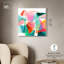 Art mural moderne abstrait sur toile, formes différentes modernes par Art Remedy-104439407-104439411