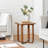 Ealyn Solid Wood Square End Table with Cross Legs-23049951