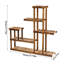 Solid Wood Plant Stand 8 Tier