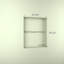 Armoire à pharmacie intégrée intégrée en aluminium moderne à miroir et à DEL
