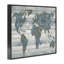 «Slate Planked Look Weathered World Map - Floater Frame», impression-887448852-887448853