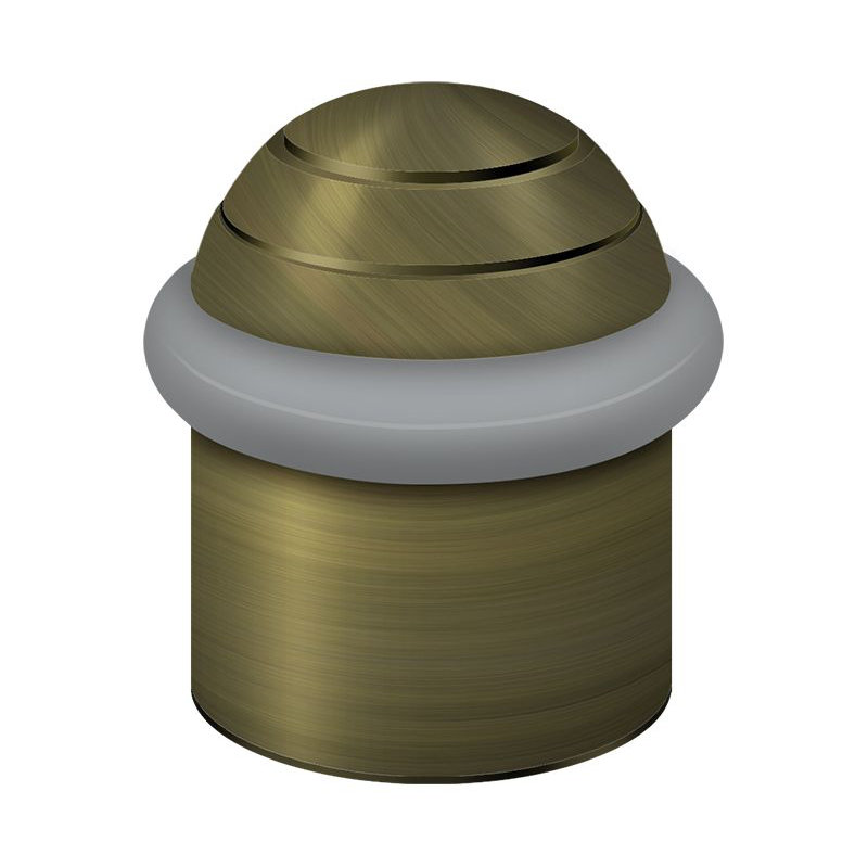 Kick Stop, Brushed Chrome, 2.125" H x 1.375" W x 1.375" D