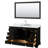 Deborah 60'' Single Bathroom Vanity with Marble Top-40066084-80209533