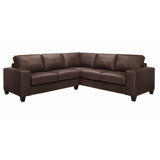 Gilford 2 - Piece Leather Sectional