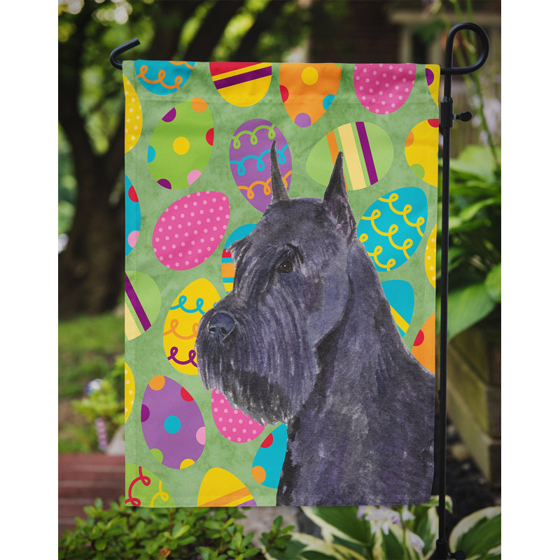 Drapeau de jardin Atara, Schnauzer (noir)