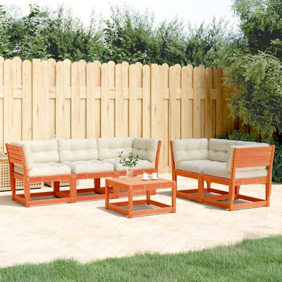 210 cm W Patio Sofa with Cushions