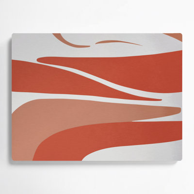 Minimalisme 89, art mural en métal brun
