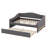 Teddy Fleece Full Size Daybed with Light And Trundle-94143389