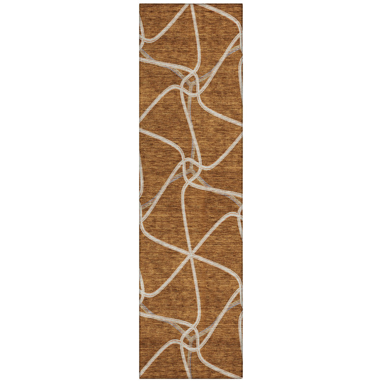  Aleg Area Rug with Non-Slip Backing