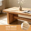 Table basse en bois massif avec dimensions personnalisables